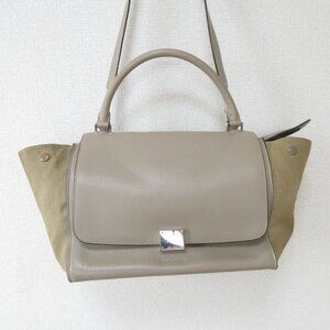 CELINE Beige Shoulder Bag